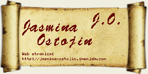 Jasmina Ostojin vizit kartica
